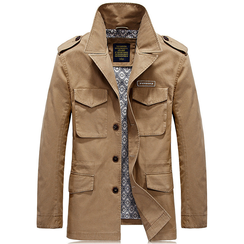 Men's Plus Size Casual Jacket