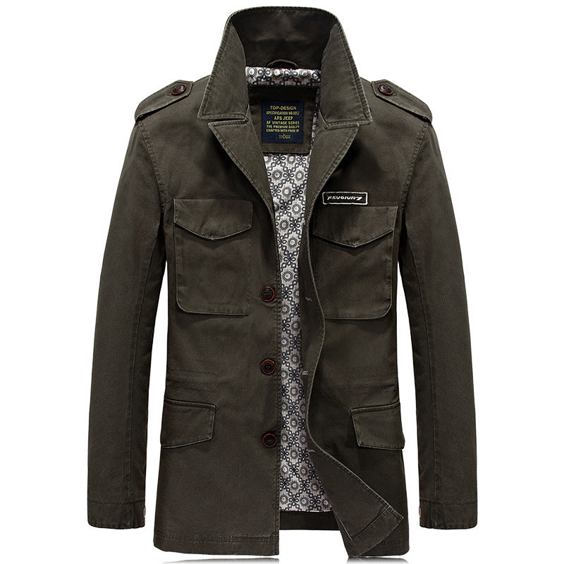 Men's Plus Size Casual Jacket