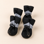 Waterproof Dog Boots for Small Dogs – Set of 4 with Non-Slip Rubber Sole