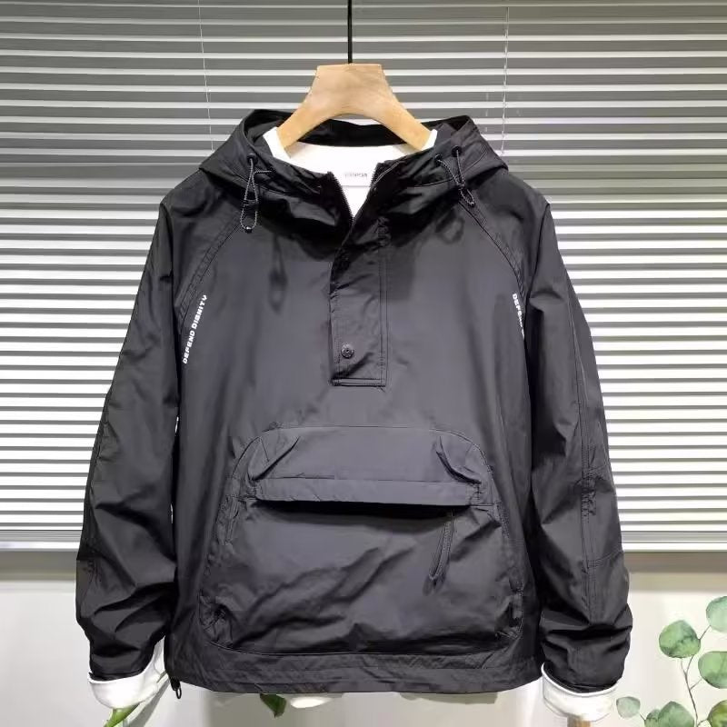 Men's Hooded Workwear Jacket