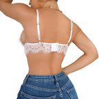 Lace Trim Camisole Corset Top