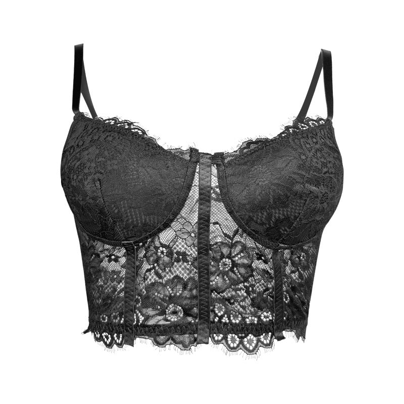 Lace Hollow Open Back Camisole Vest