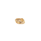 18K Gold-Plated Wavy Ring