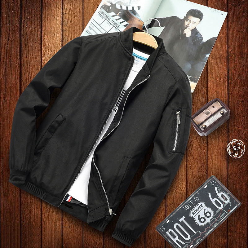 Men's Stand Collar Spring Jacket