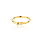 Cross-border 26 English Letter Ring Stainless Steel high quality Niche Design Light Luxury Opening Female Ring Food Ring