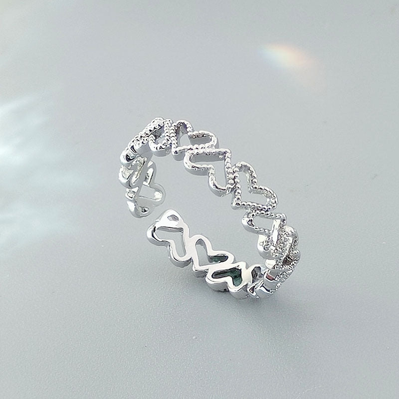 S925 Sterling Silver Retro Ring
