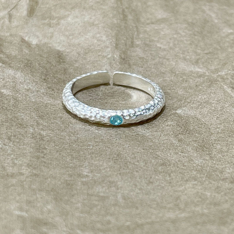 Royal Blue Zircon Ring