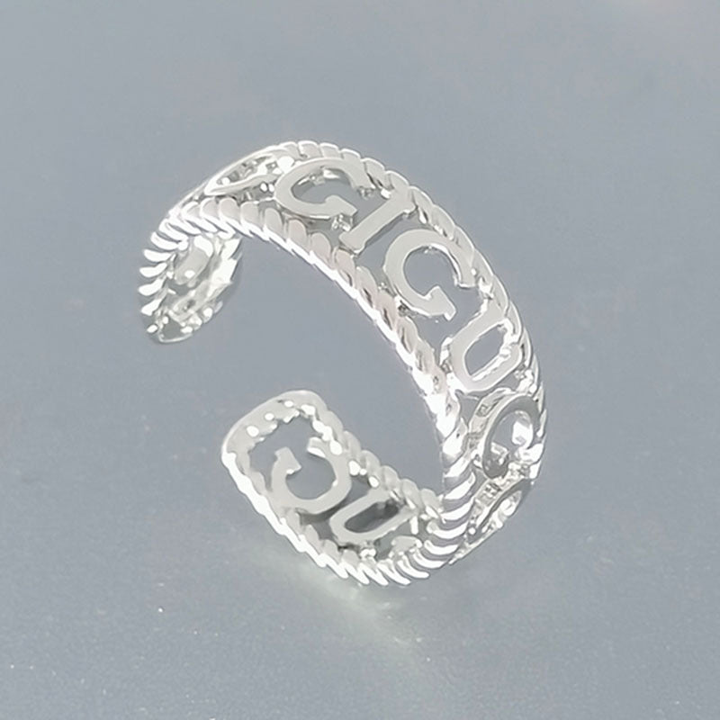 S925 Sterling Silver Retro Ring
