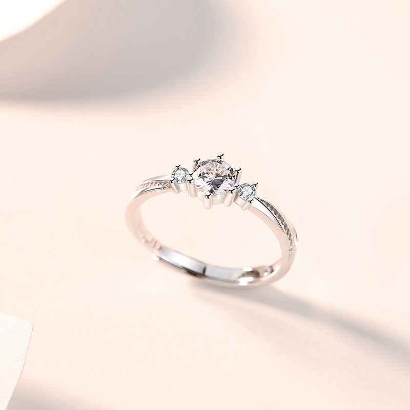 S925 Silver Couple Ring