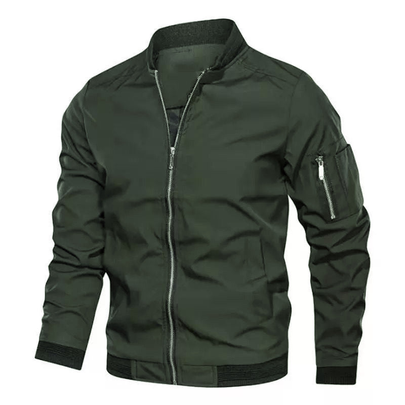 Men's Stand Collar Spring Jacket