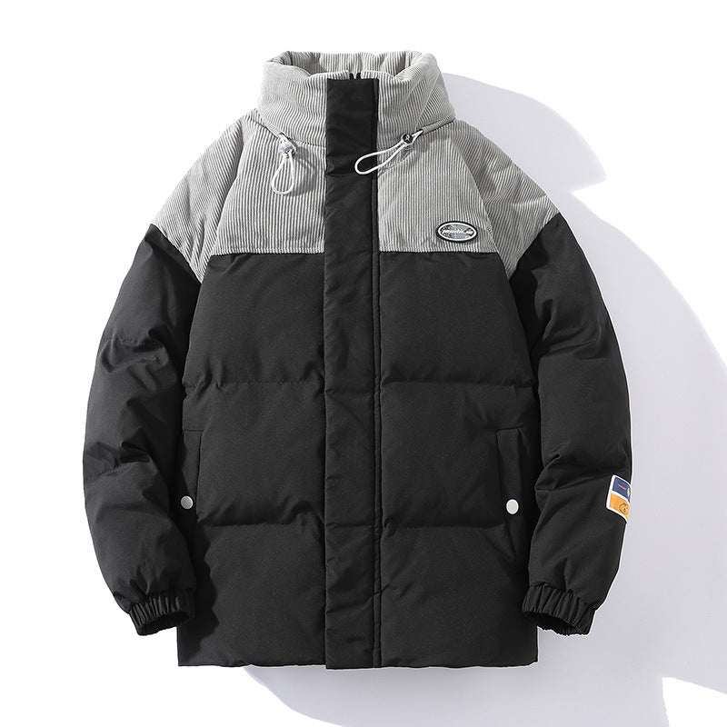 Men's Stand Collar Padded Jacket