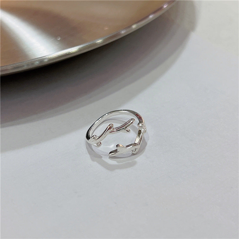 S925 Sterling Silver Retro Ring