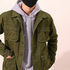 Men's Retro Multi-Pocket Workwear Jacket