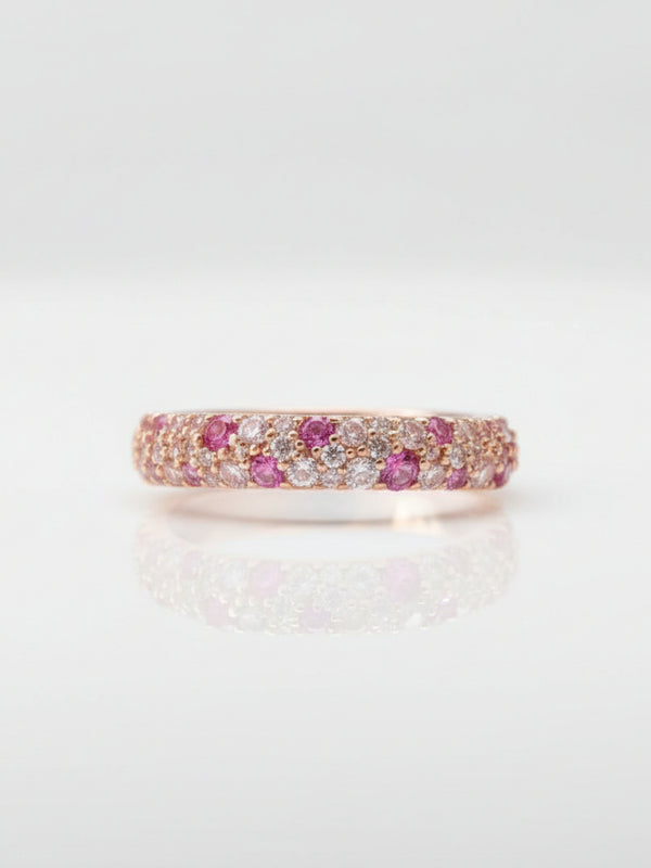 Pink Diamond Open Ring