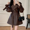 Women's Maillard PU Leather Jacket