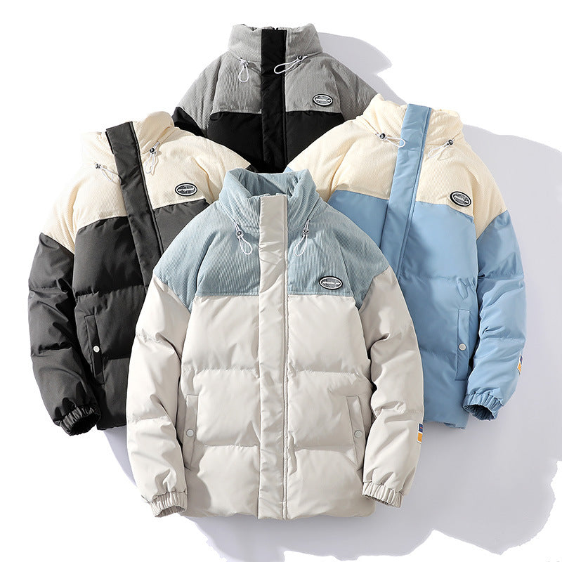 Men's Stand Collar Padded Jacket