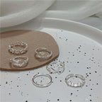 S925 Sterling Silver Retro Ring