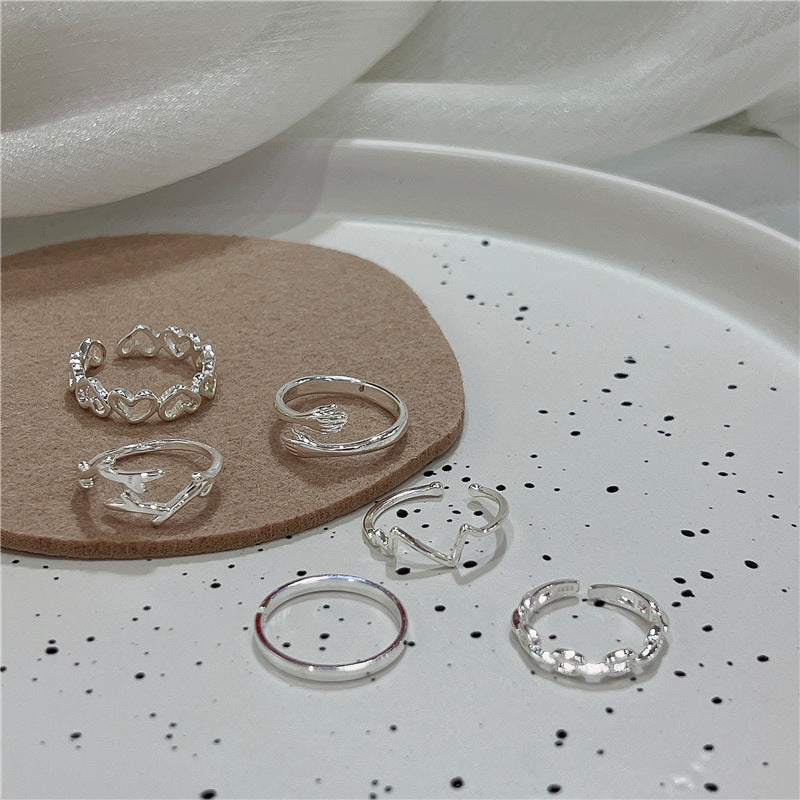 S925 Sterling Silver Retro Ring