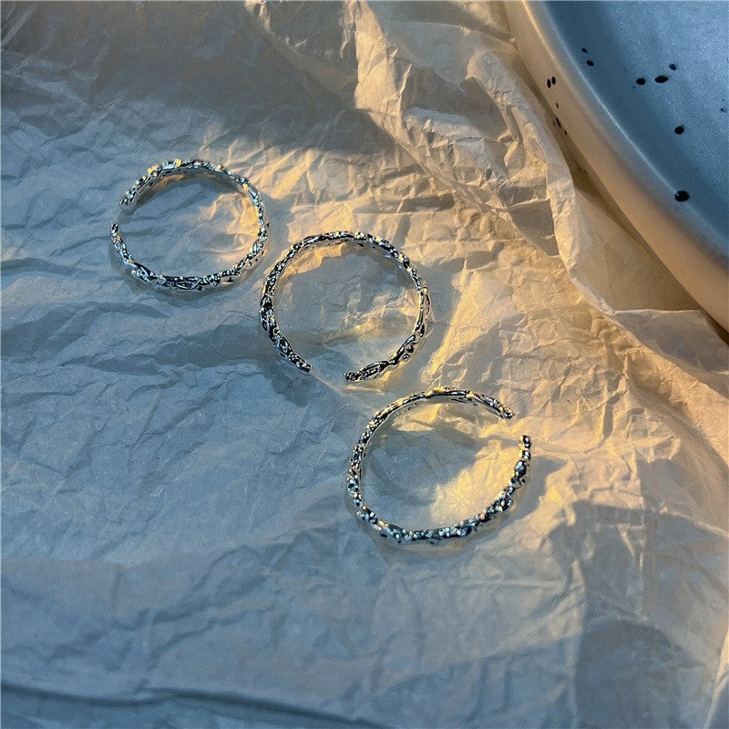 S925 Sterling Silver Retro Ring