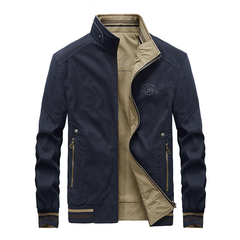 Men's Double-Sided Cotton Jacket Plus Size