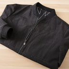 Men's Jacquard Baseball Collar Casual Jacket