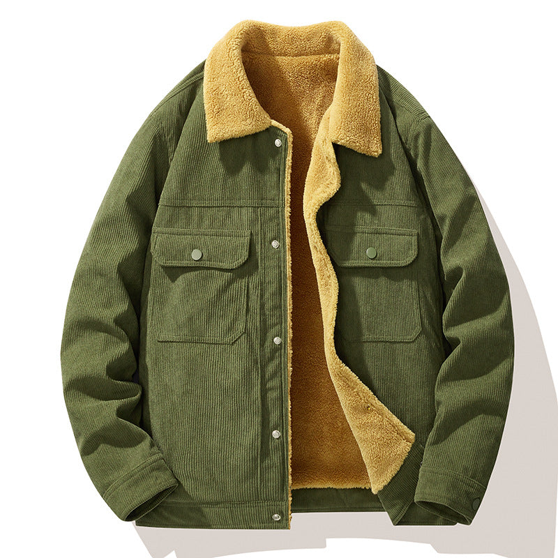 Men's Corduroy Winter Jacket