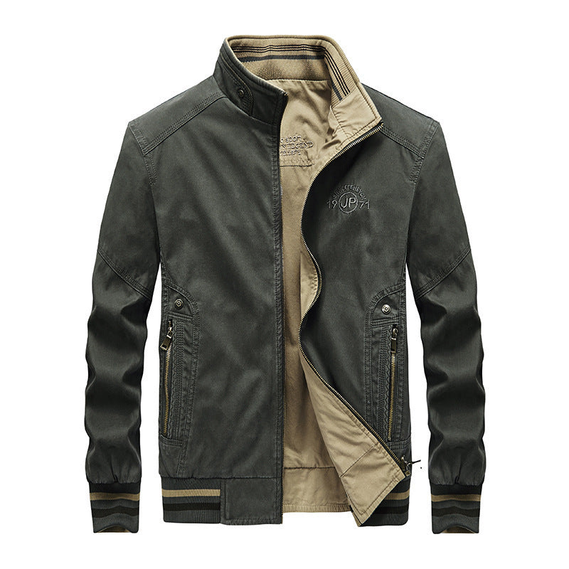 Men's Double-Sided Cotton Jacket Plus Size