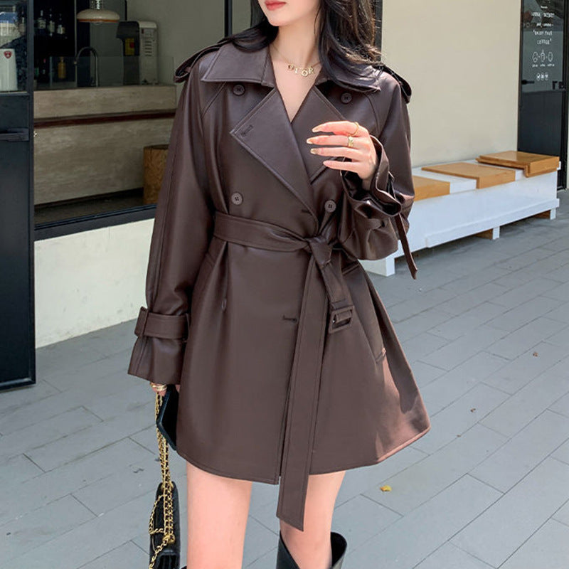 Women's Maillard PU Leather Jacket
