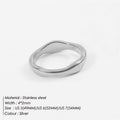 18K Gold-Plated Wavy Ring