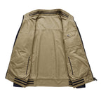 Men's Double-Sided Cotton Jacket Plus Size