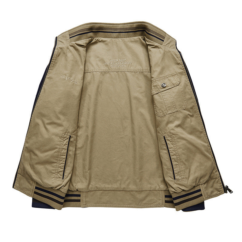 Men's Double-Sided Cotton Jacket Plus Size