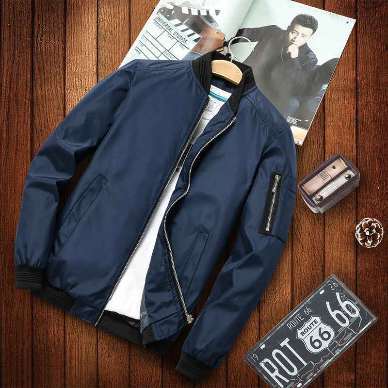 Men's Stand Collar Spring Jacket
