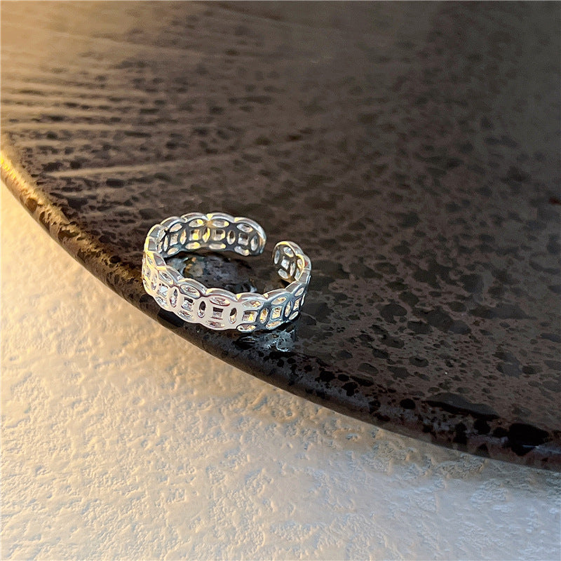 S925 Sterling Silver Retro Ring