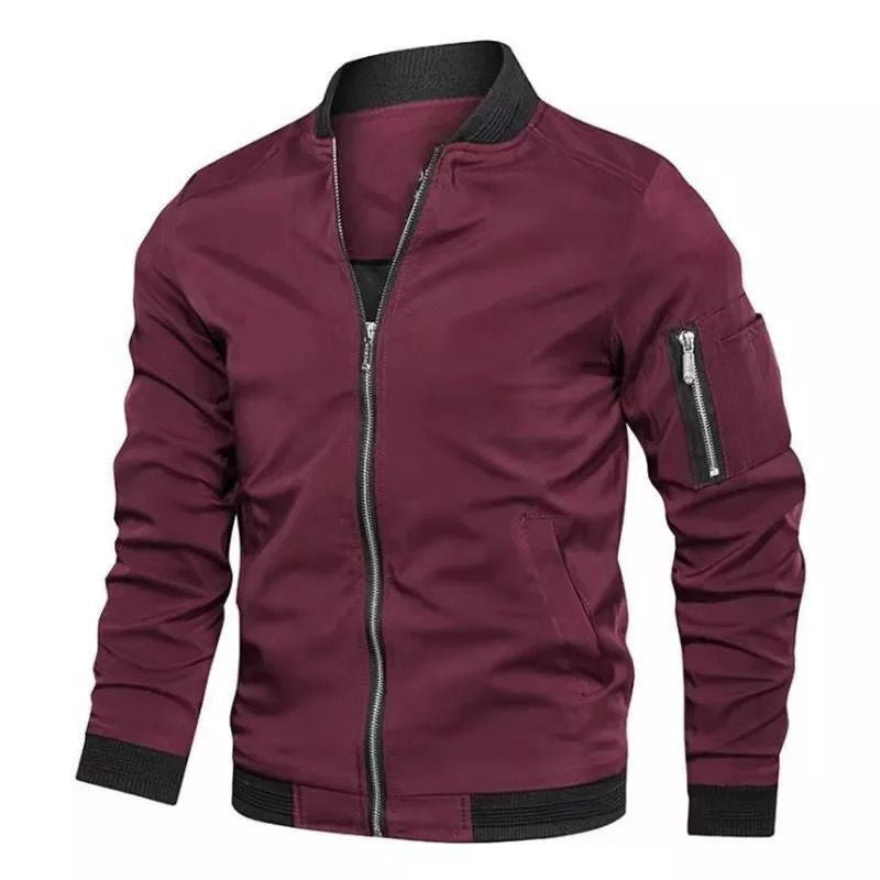 Men's Stand Collar Spring Jacket