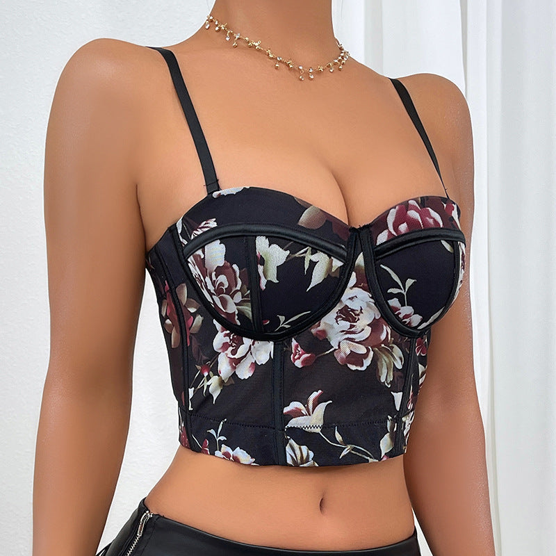 Spice Girl Corset Vest Top