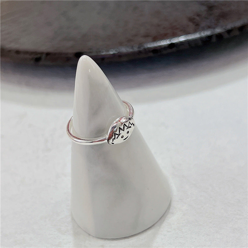 S925 Sterling Silver Retro Ring