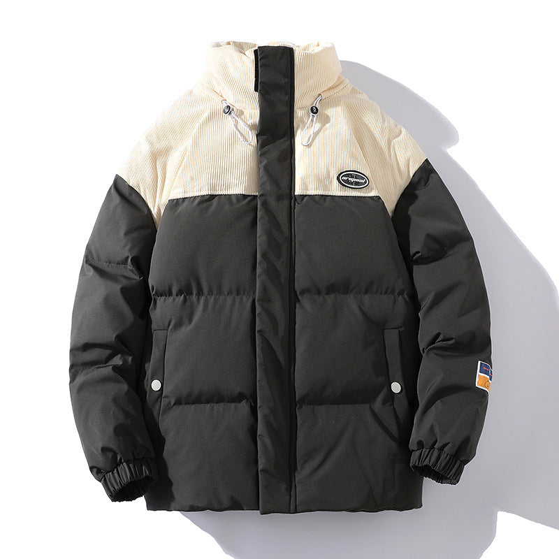 Men's Stand Collar Padded Jacket