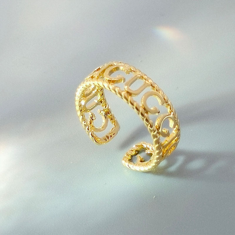 S925 Sterling Silver Retro Ring