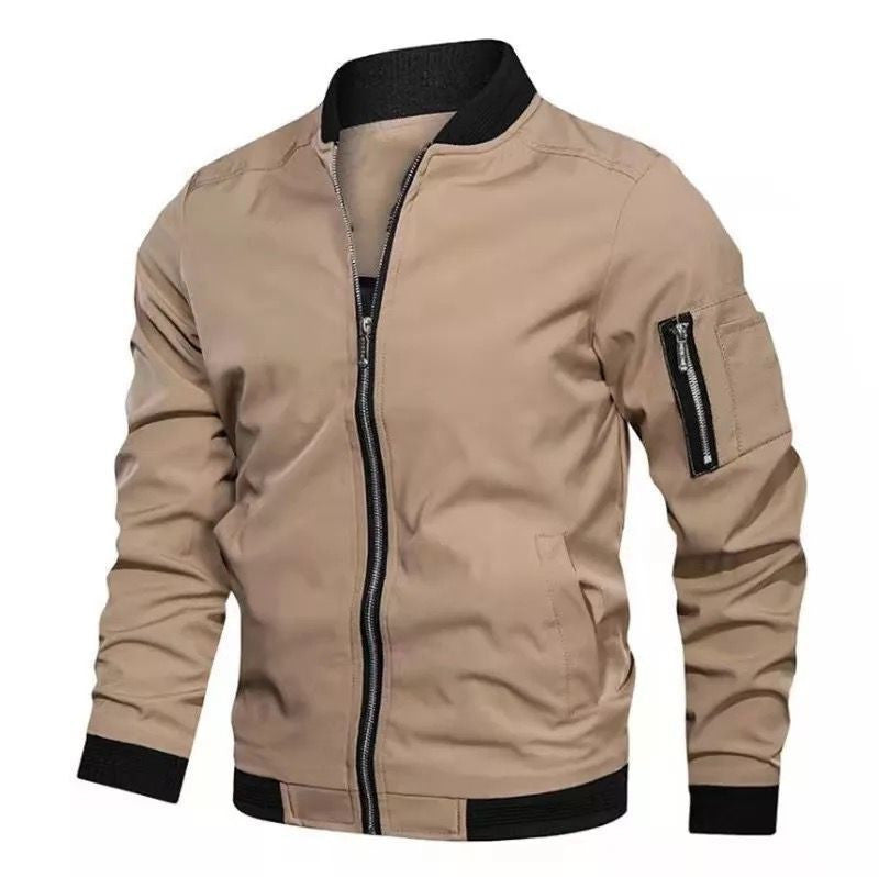 Men's Stand Collar Spring Jacket