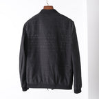 Men's Jacquard Baseball Collar Casual Jacket