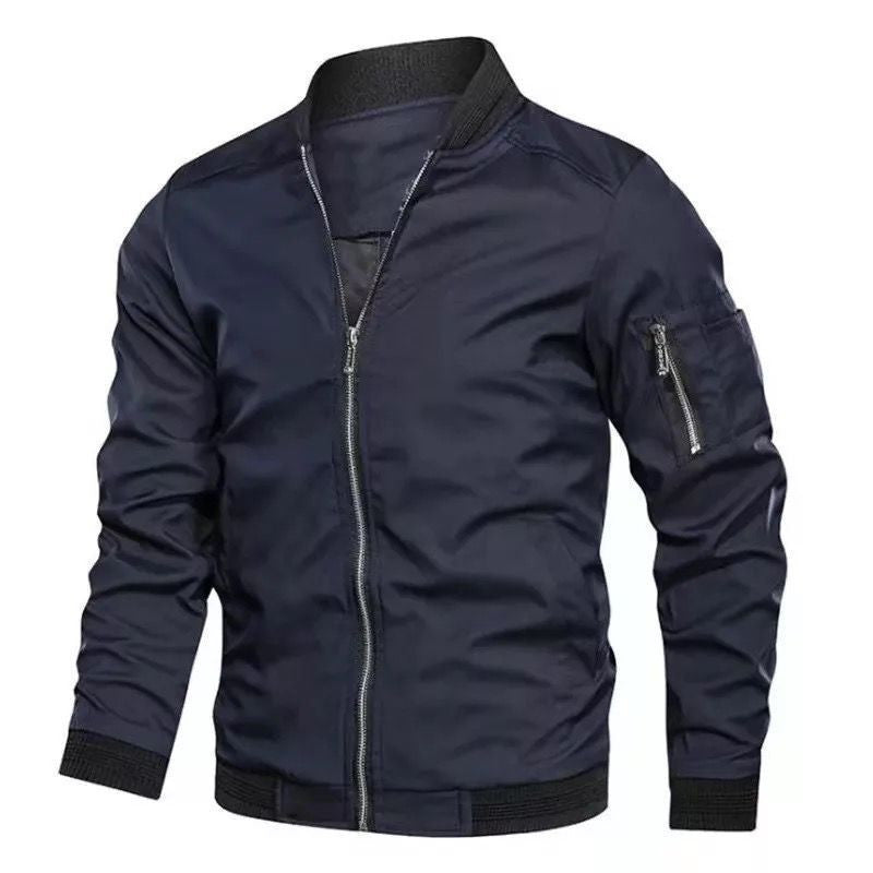 Men's Stand Collar Spring Jacket