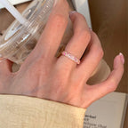 Pink Diamond Open Ring