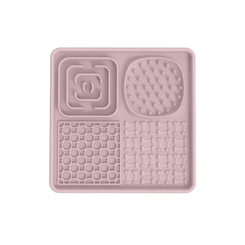 Slow Lick Mat for Dogs & Cats – Silicone Suction Licking Pad
