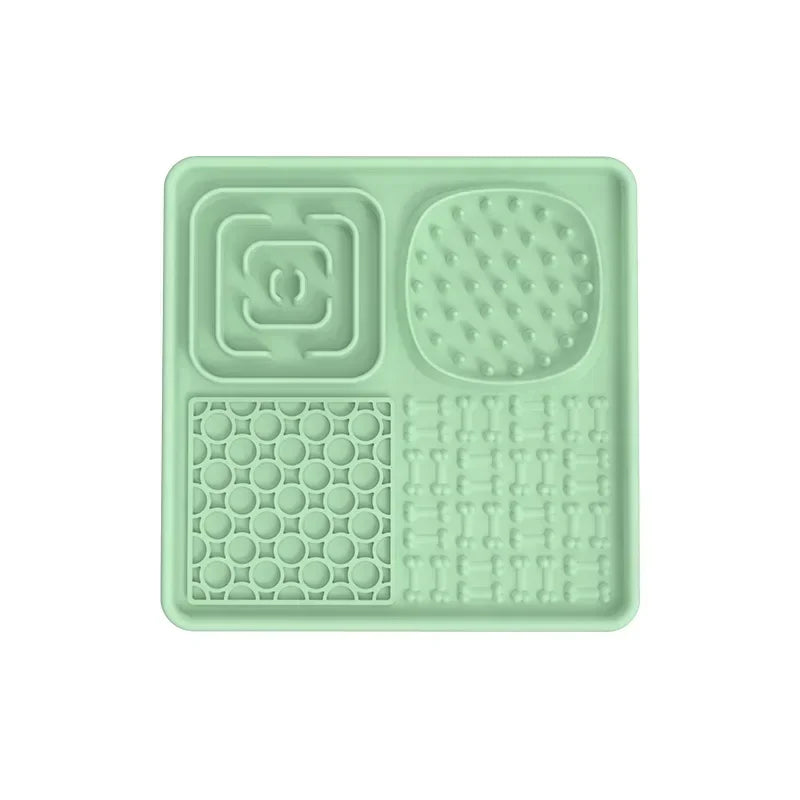 Slow Lick Mat for Dogs & Cats – Silicone Suction Licking Pad