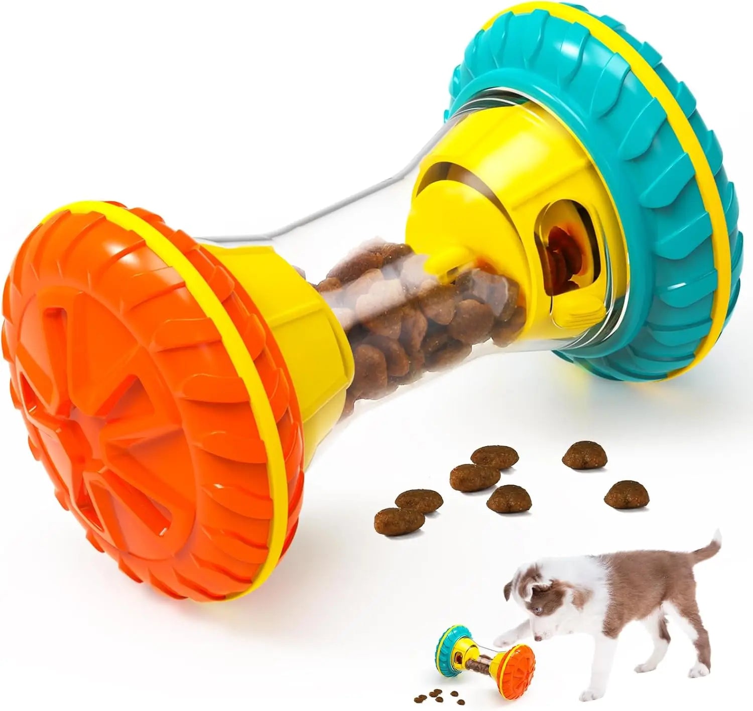 Interactive Dog Puzzle Toy – Treat Dispensing Slow Feeder for Boredom & Enrichment