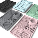Slow Lick Mat for Dogs & Cats – Silicone Suction Licking Pad