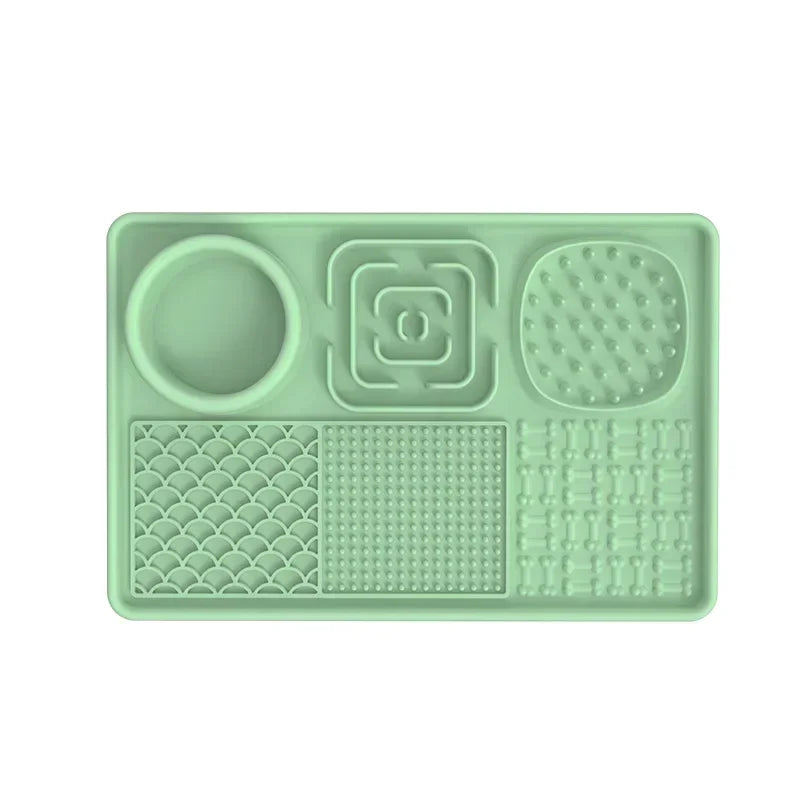 Slow Lick Mat for Dogs & Cats – Silicone Suction Licking Pad
