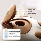3-in-1 Electric Steam Brush for Cats & Dogs – Grooming, Massage & Hair Removal