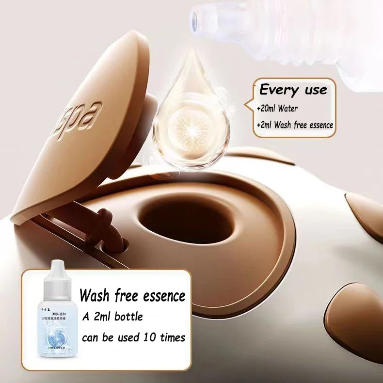 3-in-1 Electric Steam Brush for Cats & Dogs – Grooming, Massage & Hair Removal