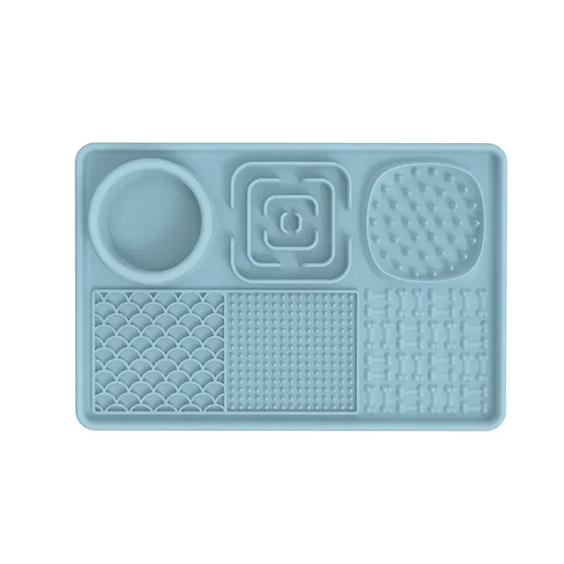 Slow Lick Mat for Dogs & Cats – Silicone Suction Licking Pad